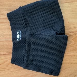 Booty By Brabants black croco skin booty shorts